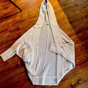 Free People Oversized hooded cardigan with pockets